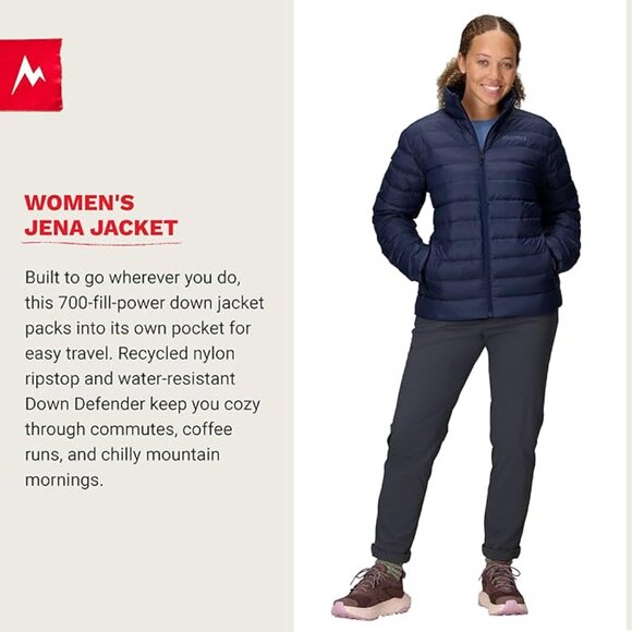 MARMOT {NWT} Women's Jena Down Puffer Coat | Arctic navy | Small | FW 25/26 - Picture 6 of 11